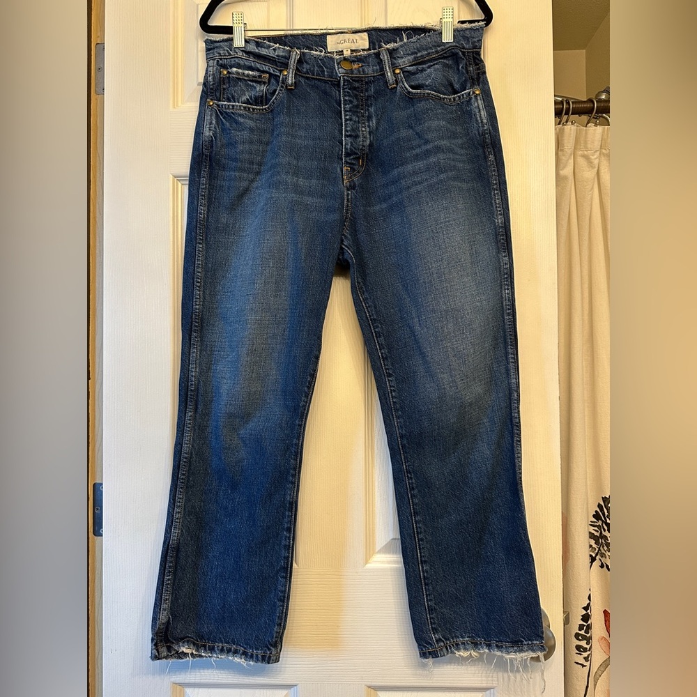 THE GREAT. “The Gent” Crop Jeans – Size 28